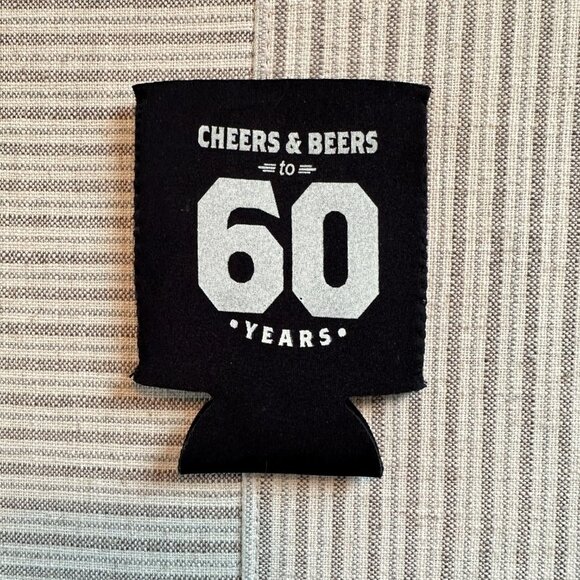 Cheers and Beers to 60 Years Can Koozie for Birthdays - Picture 9 of 14